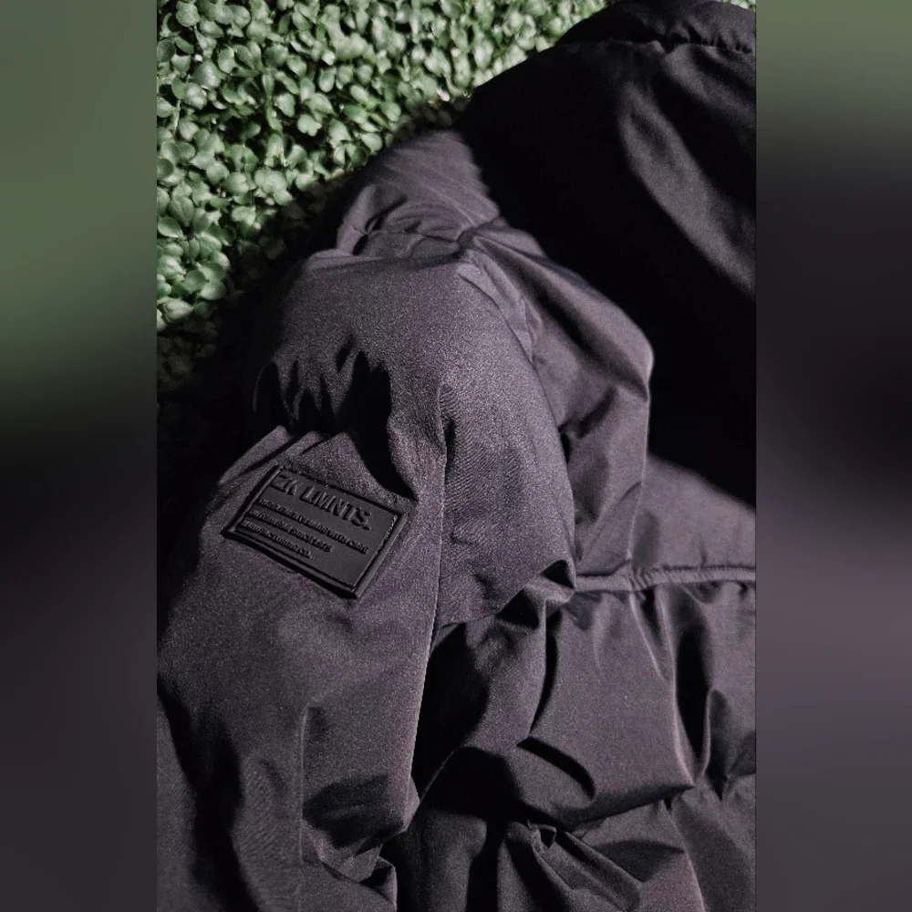 Zara Midnight Black Puffer Jacket